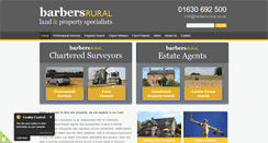 Desktop Screenshot of barbers-rural.co.uk